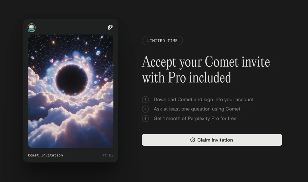Cover for Meet Comet: The Agentic Browser That Thinks for You