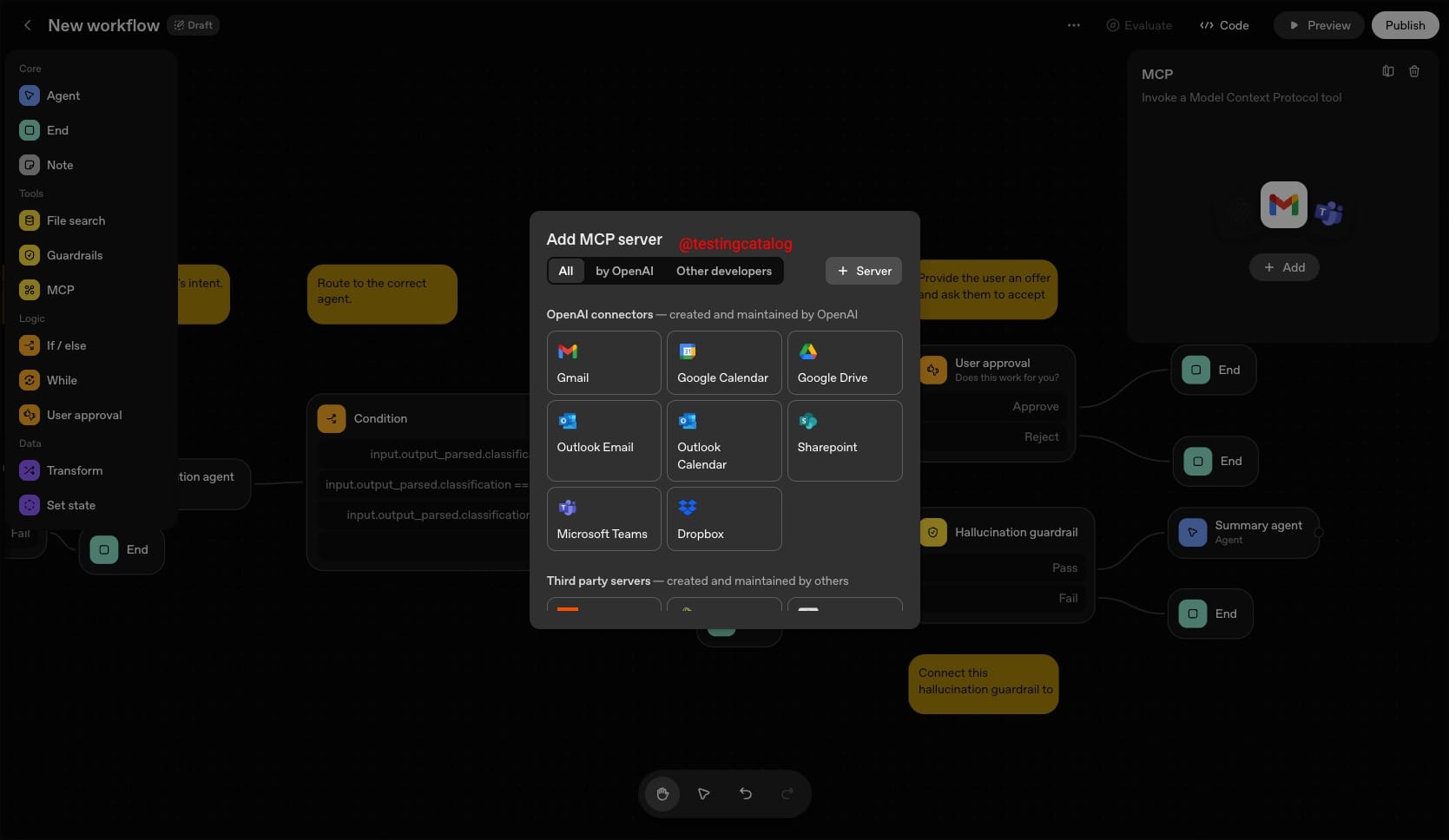 OpenAI Agent Builder Workflow